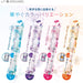 APAGARD Crystal Toothbrush, Crystal, Violet, Rose, Topaz, 4 Pieces - Usagi Shop