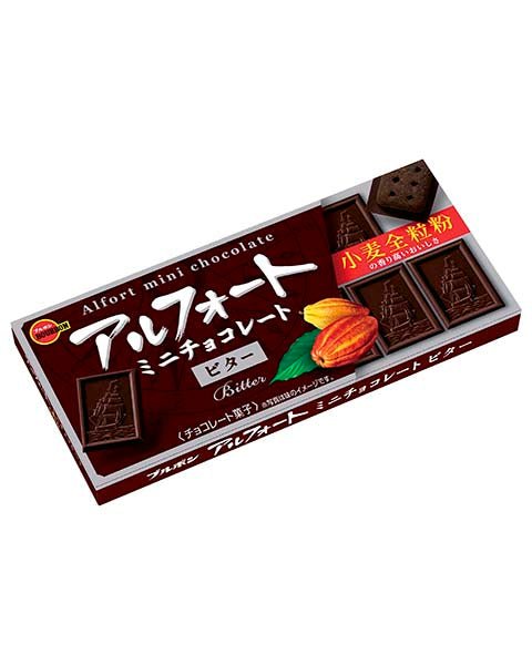 Bourbon Alfort Mini Chocolate Bitter, 12 Pieces - Usagi Shop