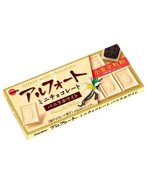 Bourbon Alfort Mini Chocolate Vanilla White, 12 Pieces - Usagi Shop