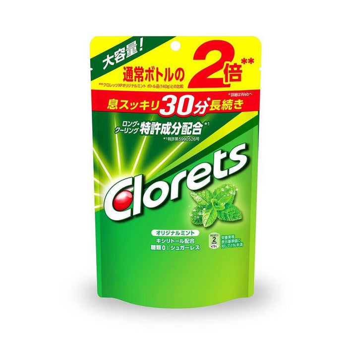 Clorets Original Mint Gum, Stand Pouch, Large Capacity, 280 g - Usagi Shop