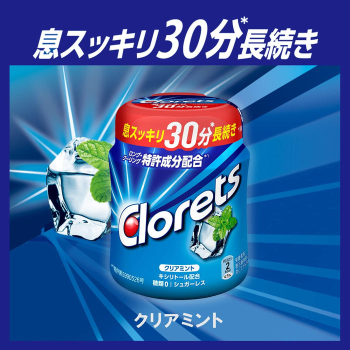 Clorets XP Clear Mint Gum, Bottle 140 g - Usagi Shop