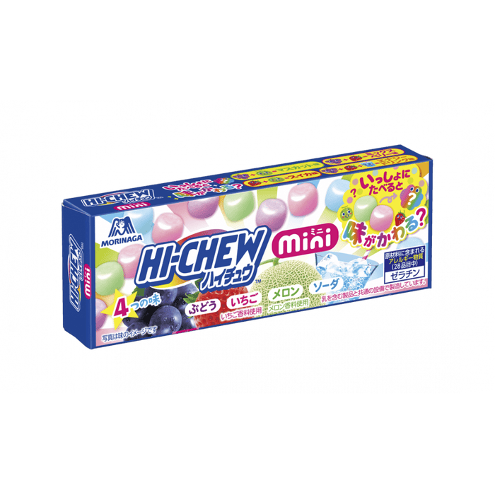 Hi-Chew Chewy Candy MIni - Grape, Strawberry, Melon, Soda - Usagi Shop