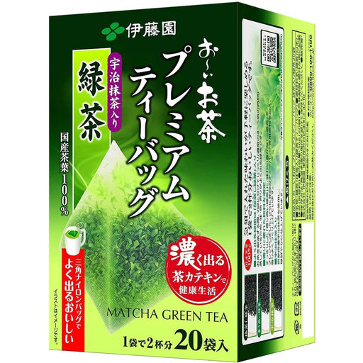 Itoen Oi Ocha Premium Green Tea Matcha Blend 20 Bags - Usagi Shop