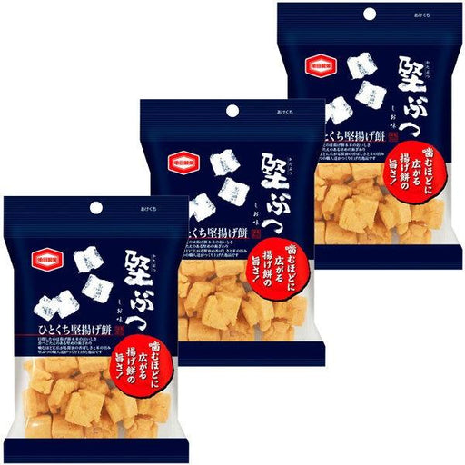 Kameda Katabutsu Salted Fried Rice Crackers Senbei 60g (Pack of 3 Bags) - Usagi Shop