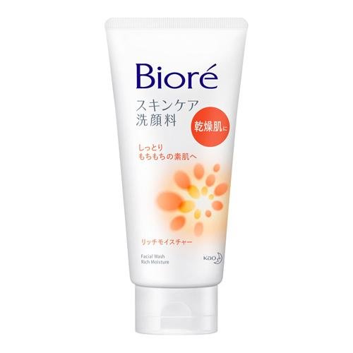 Kao Biore Foaming Facial Wash Rich Moisture 130g - Usagi Shop