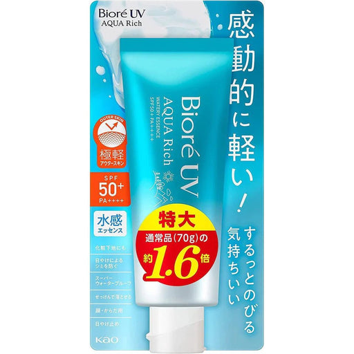 Kao Biore UV Aqua Rich Watery Essence SPF50+ PA++++ Big Size 110g - Usagi Shop