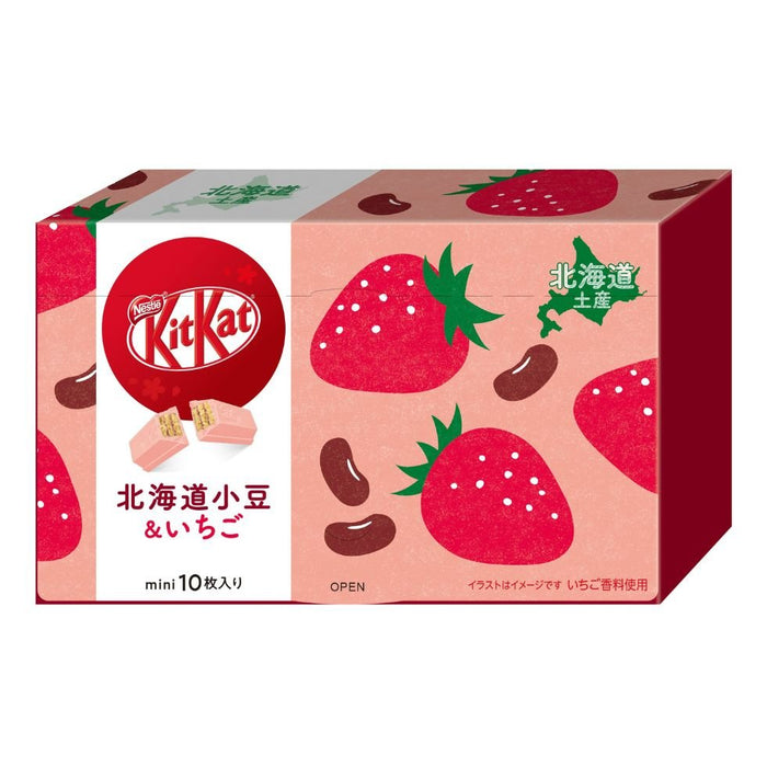 Kit Kat Mini - Hokkaido Red Beans & Strawberry - Usagi Shop