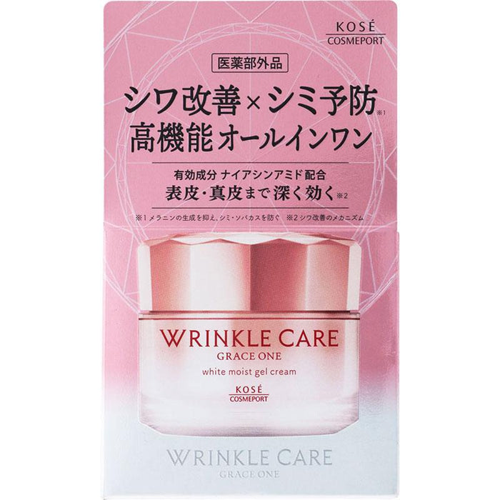 KOSE GRACE ONE Wrinkle Care White Moist Gel Cream - Usagi Shop