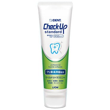 LION Check Up Standard Dental Paste Mild Citrus Mint, 135g - Usagi Shop