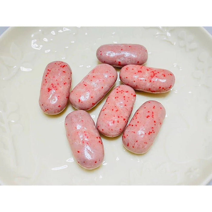 Meiji Galbo Strawberry Covered Chocolate Cookie Chunks 69g - Usagi Shop