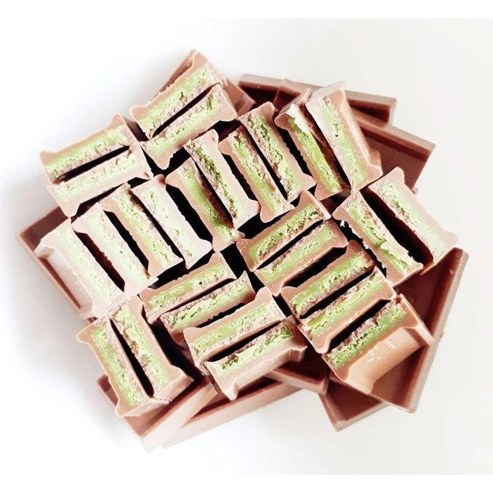 Meiji Matcha Chocolate Green Tea Filled Milk Chocolate 26 Pieces - Usagi Shop