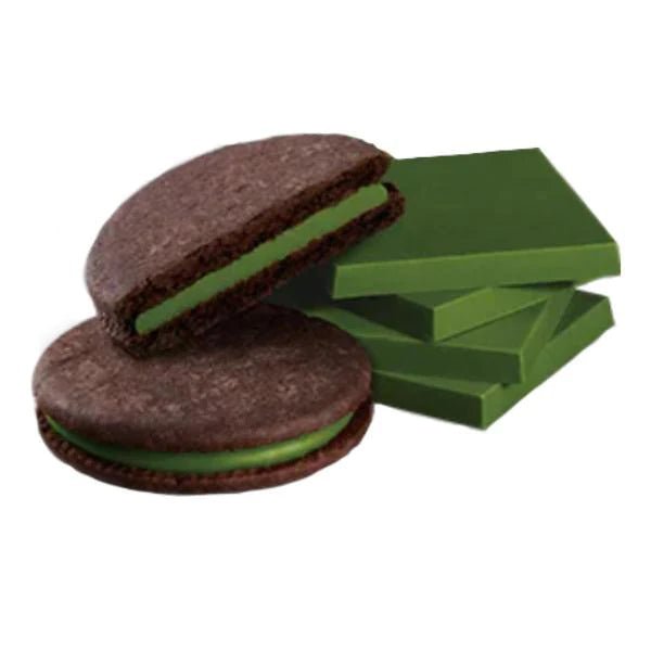 Meiji Rich Chocolate Sandwich Matcha, 6 Pieces - Usagi Shop