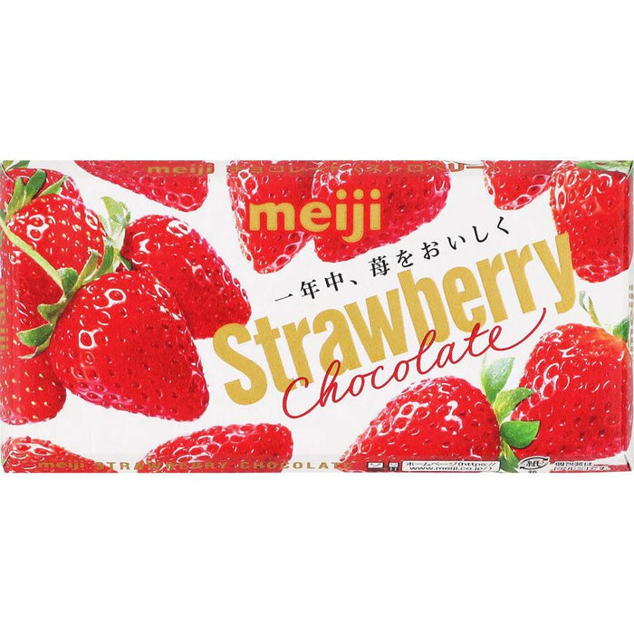 Meiji Strawberry Chocolate 46g - Usagi Shop