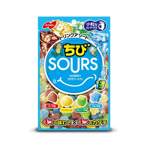 NOBEL Chibi Sours Gummies - Assorted Drinks - Usagi Shop