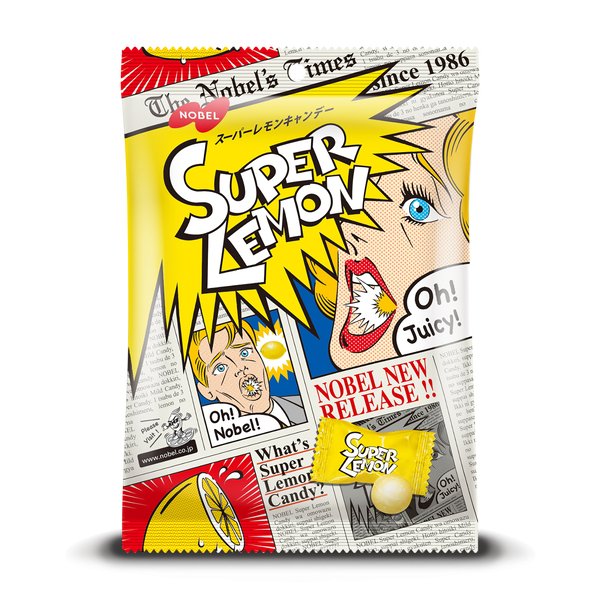 NOBEL Super Lemon Sour Candy - Usagi Shop