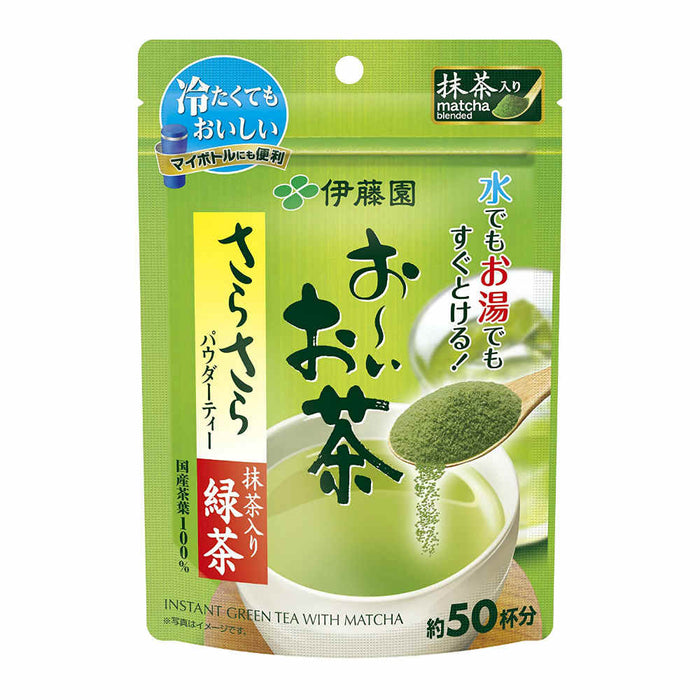 Oi Ocha Japanese Instant Green Tea Matcha Blend Powder 40g - Usagi Shop