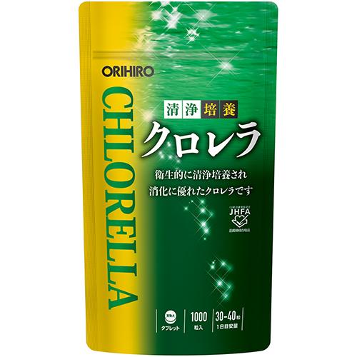 ORIHIRO Clean Cultured Chlorella 1000 grains - Usagi Shop