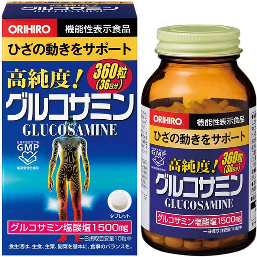 Orihiro Glucosamine Japanese Supplement 1500mg 360 Tablets - Usagi Shop