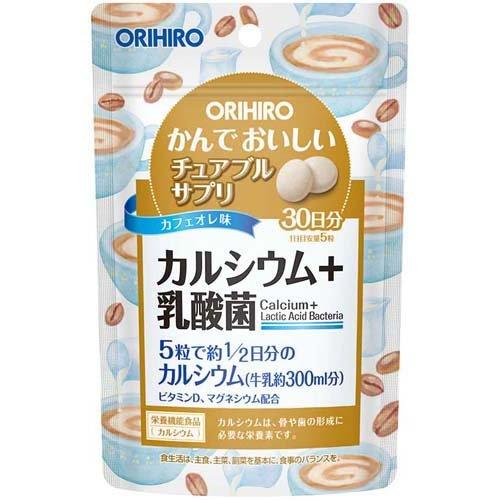 Orihiro Tasty Chewable Calcium Supplicant 150 Tablets - Usagi Shop