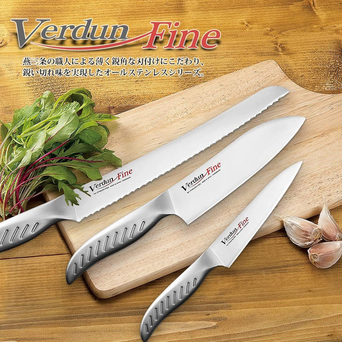 OVF-101 Shimomura Kogyo Verdun Fine Santoku Knife, 160 mm (6.3 inches), Made in Japan - Usagi Shop