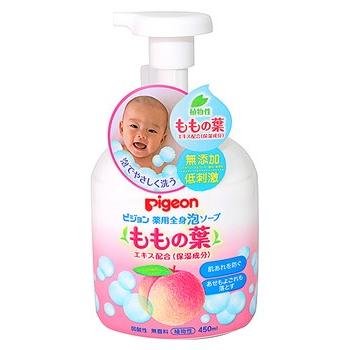 Pigeon Peach Leaf Baby Foam Soap 450 ml - Usagi Shop