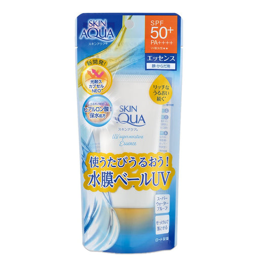 ROHTO Skin Aqua Super Moisture UV Essence SPF50+／PA++++ - Usagi Shop