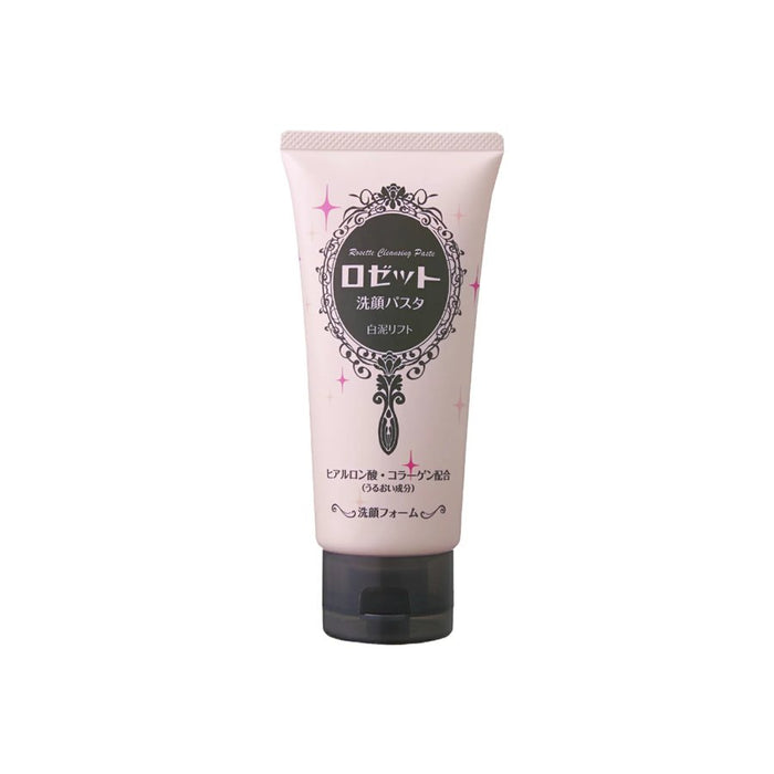 ROSETTE Face Wash Pasta, White Mud Lift, Face Washing Foam, Drying, Moisturizing, 120 g - Usagi Shop