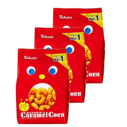 Tohato Caramel Corn Chips 70g (Pack of 3 Bags) - Usagi Shop