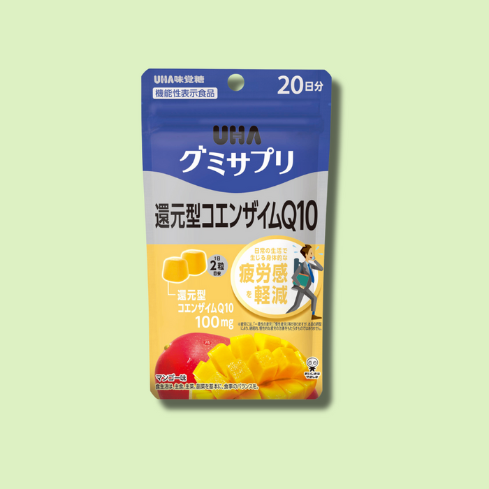 UHA Gummy Supplement Reduced Coenzyme Q10 - Mango Flavor