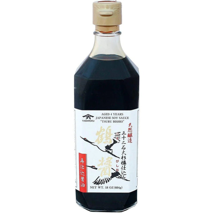 Yamaroku Tsurubishio Shoyu Barrel Aged Japanese Soy Sauce 500ml - Usagi Shop